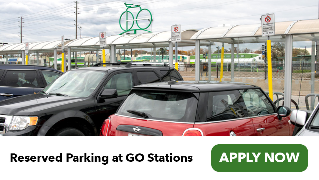 GO Transit - Reserved Parking at GO Stations