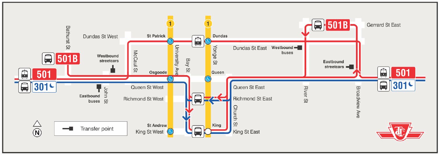 Metrolinx - Queen Street diversion starts May 1 for Ontario Line work