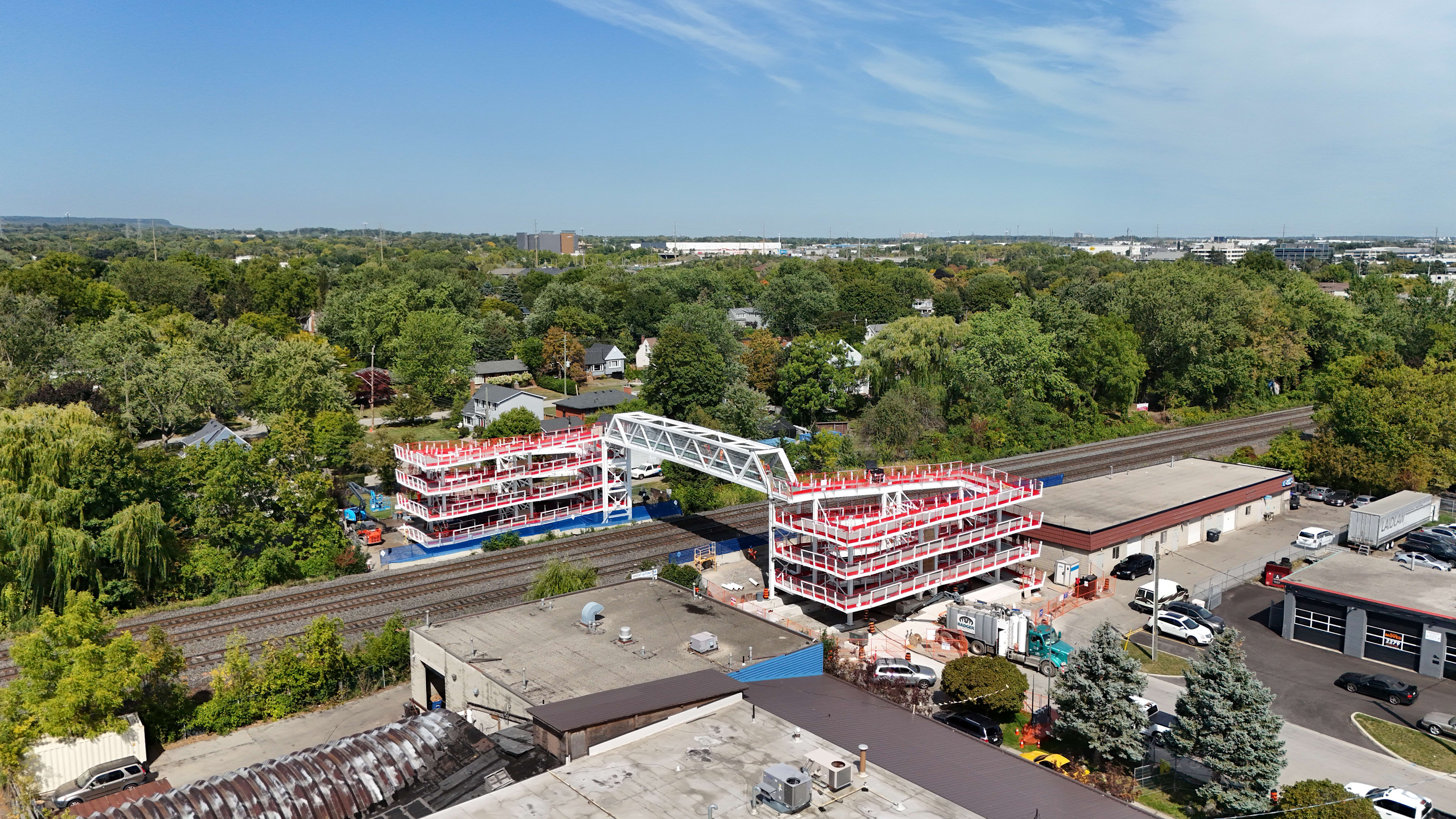 New Drury Lane Pedestrian Bridge Structure