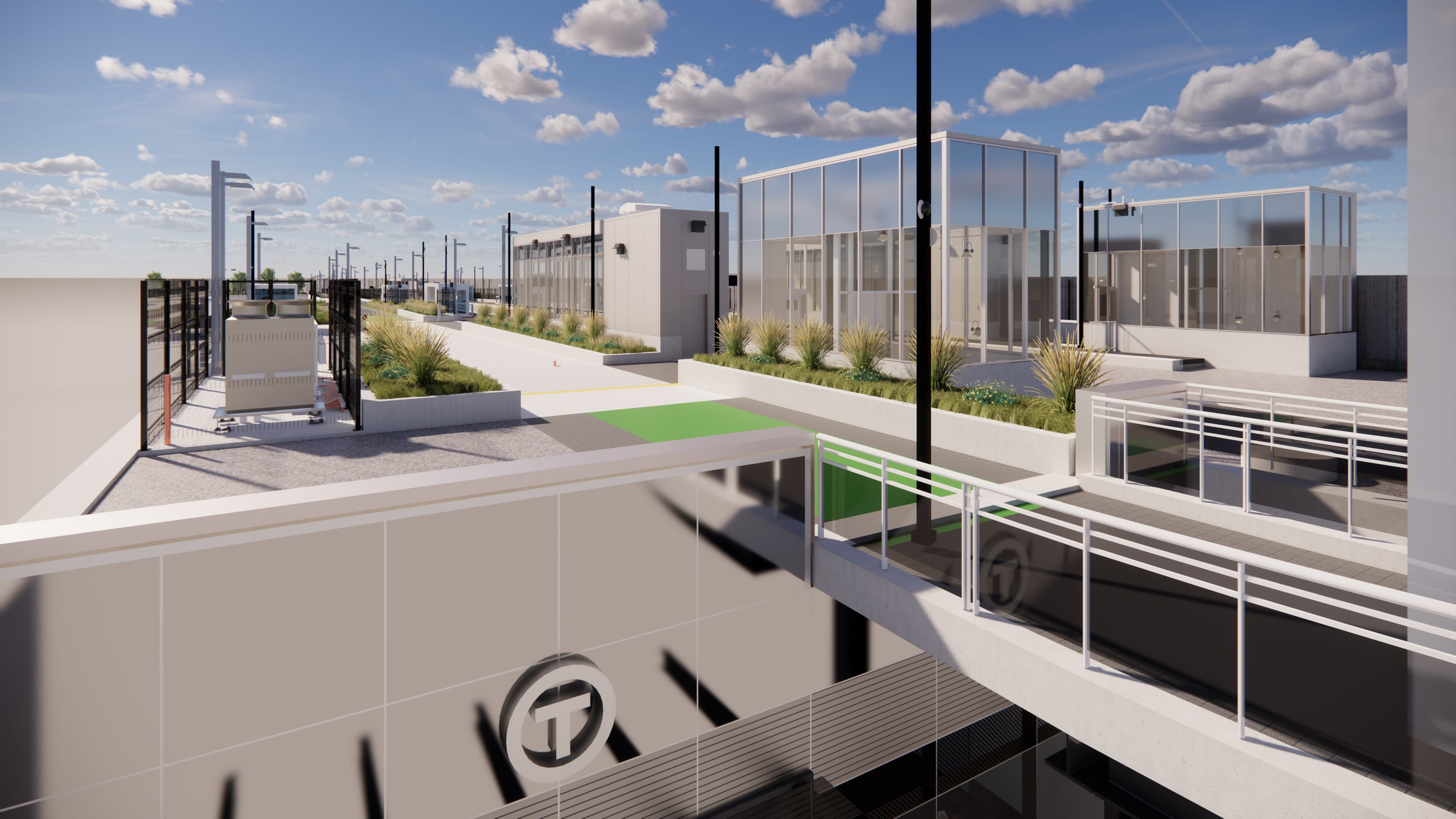 An artist's rendering of Bloor-Lansdowne GO Station.