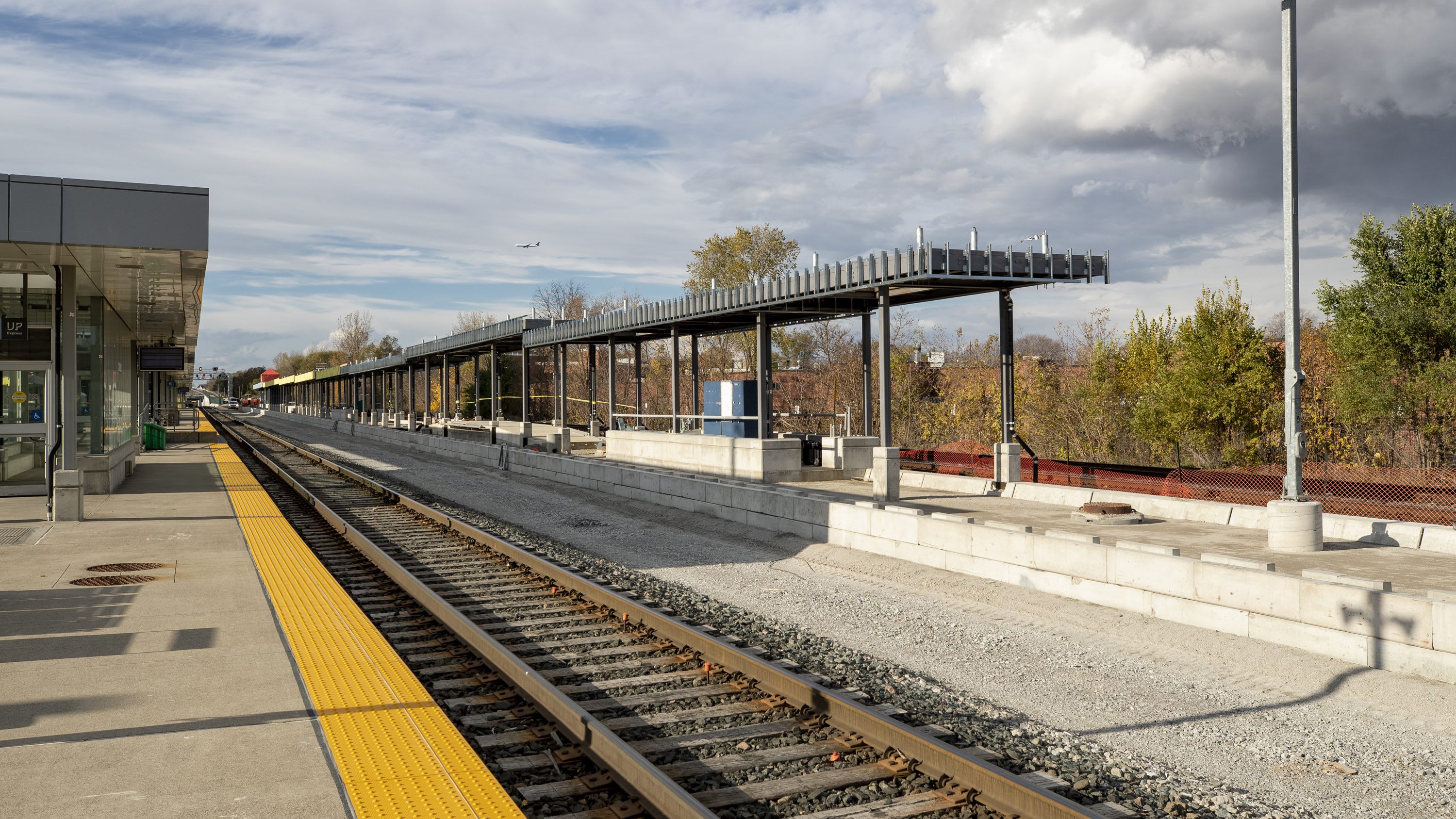 train platform under construction