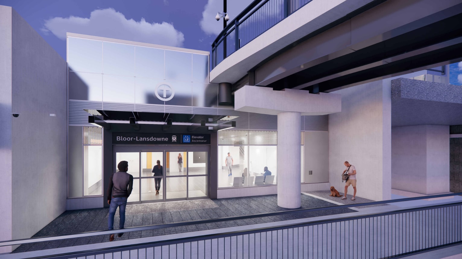 Bloor Street Entrance to Station