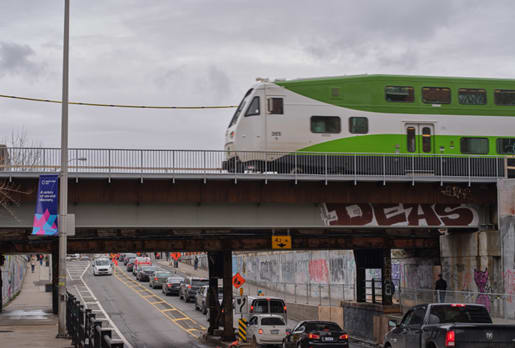 Bloor Street Bridge Davenport Diamond