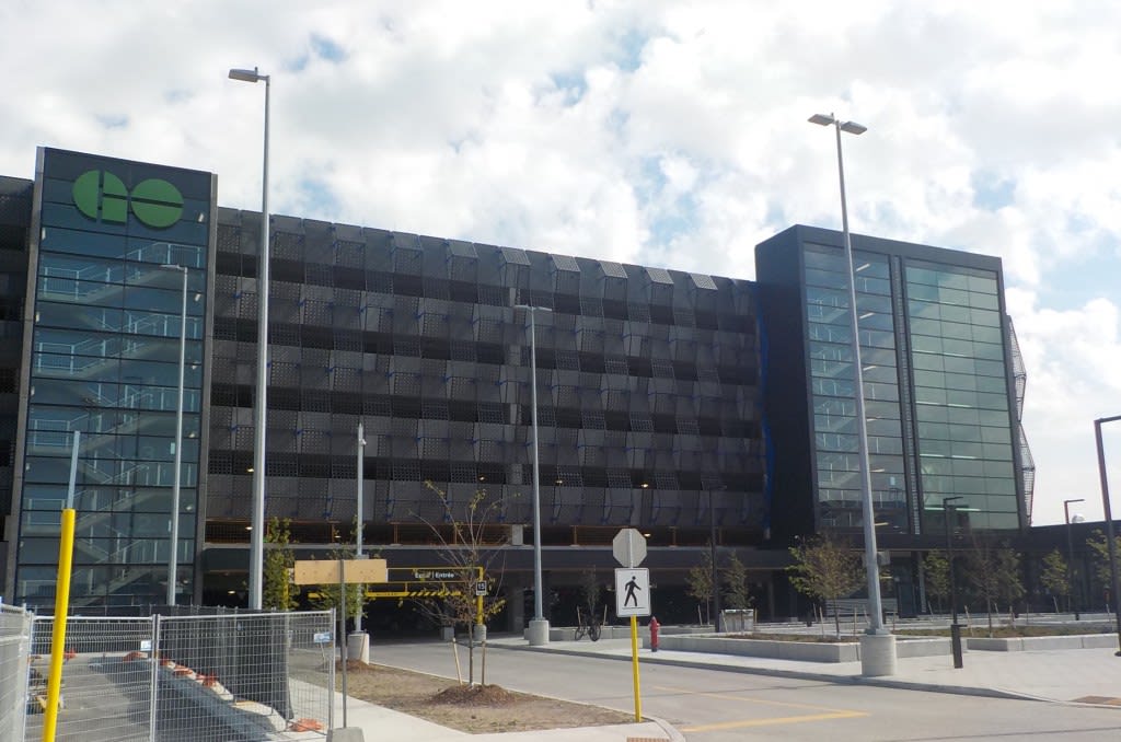 a parking garage.
