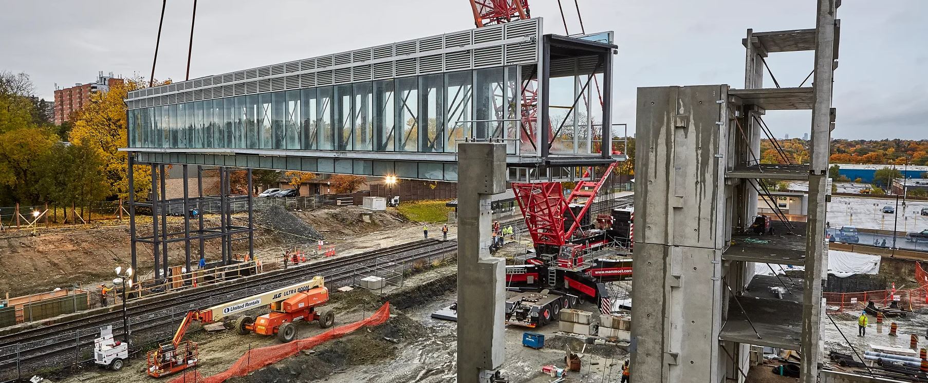 Cooksville GO bridge lift