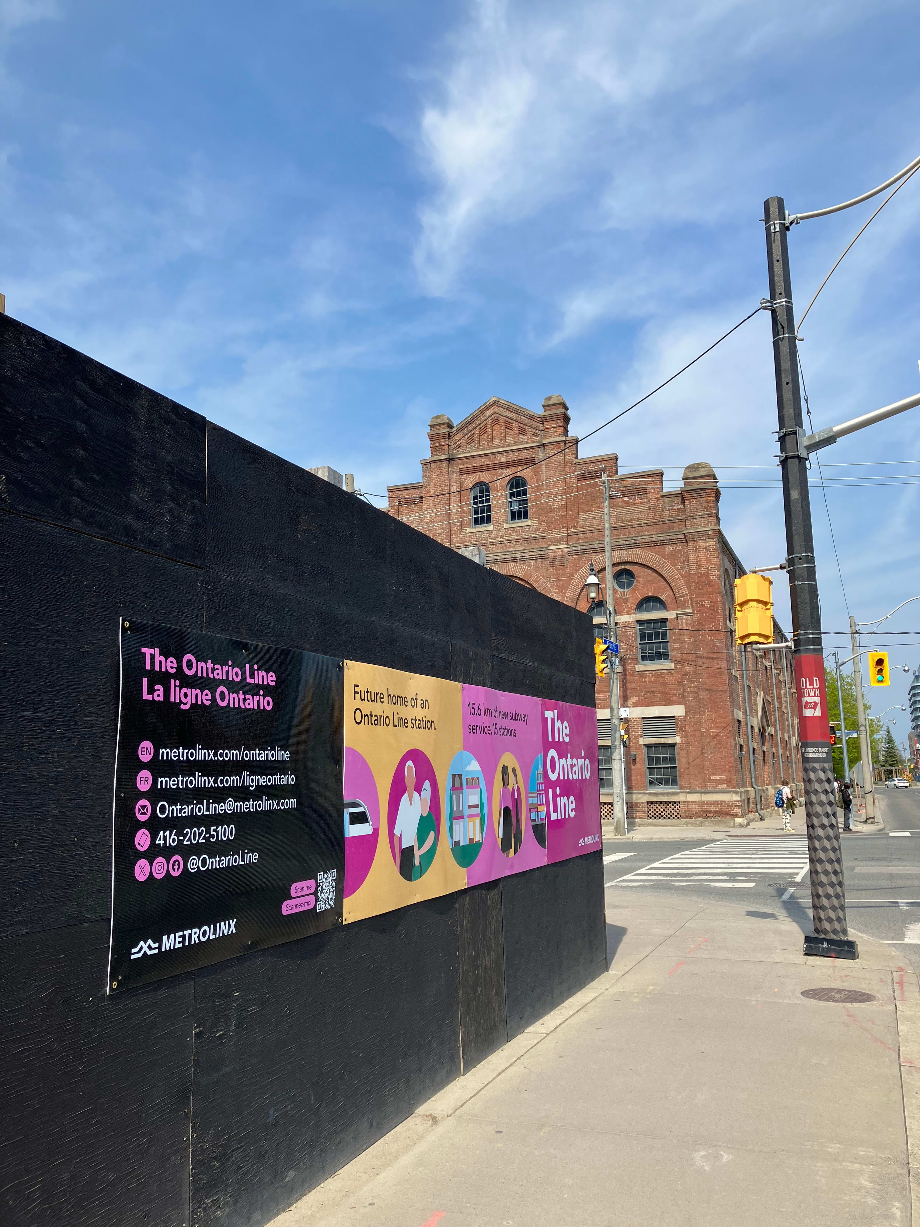 image of corktown hoarding used in community art consultation postcard