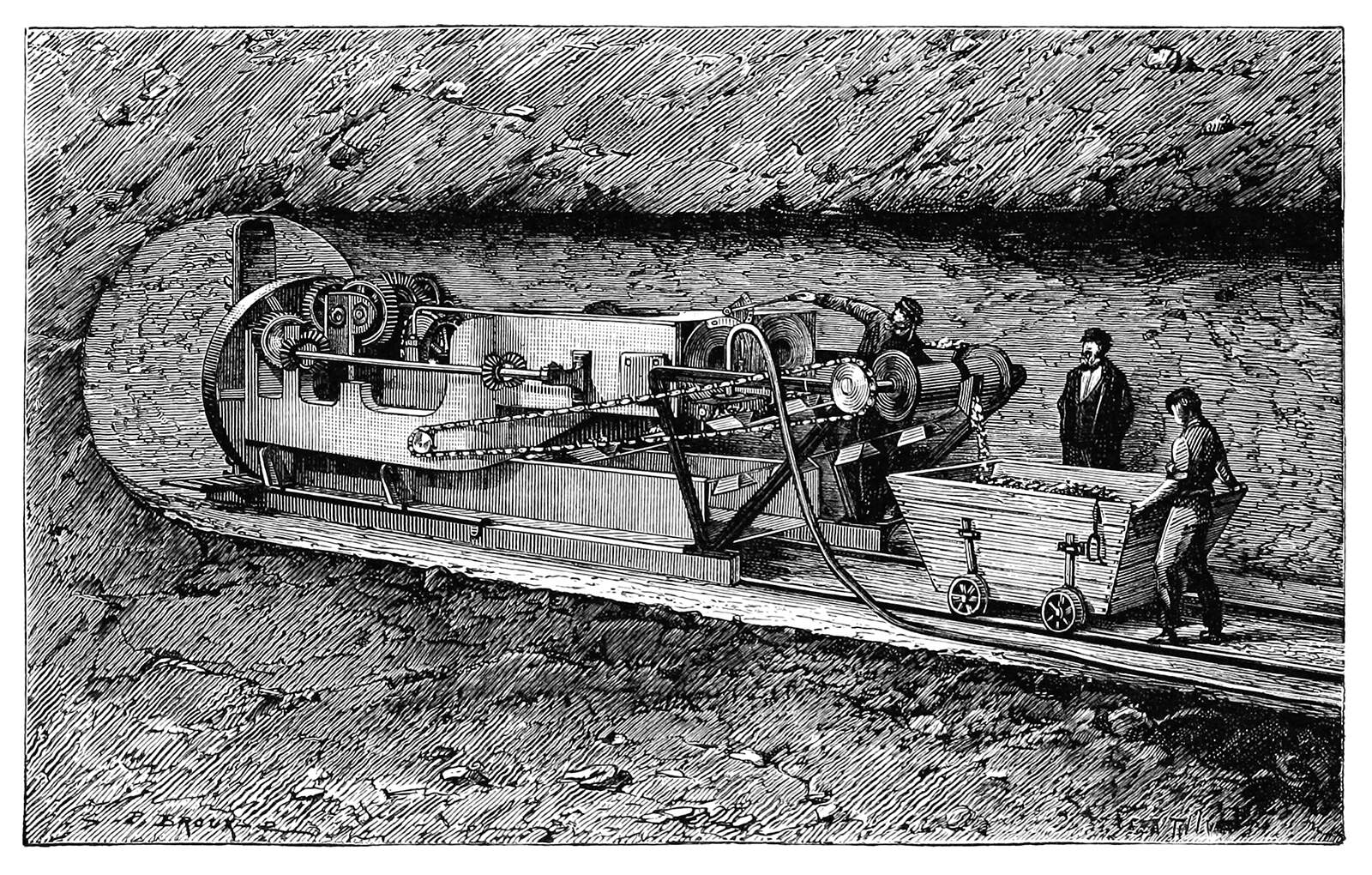 The history of tunnel boring machines