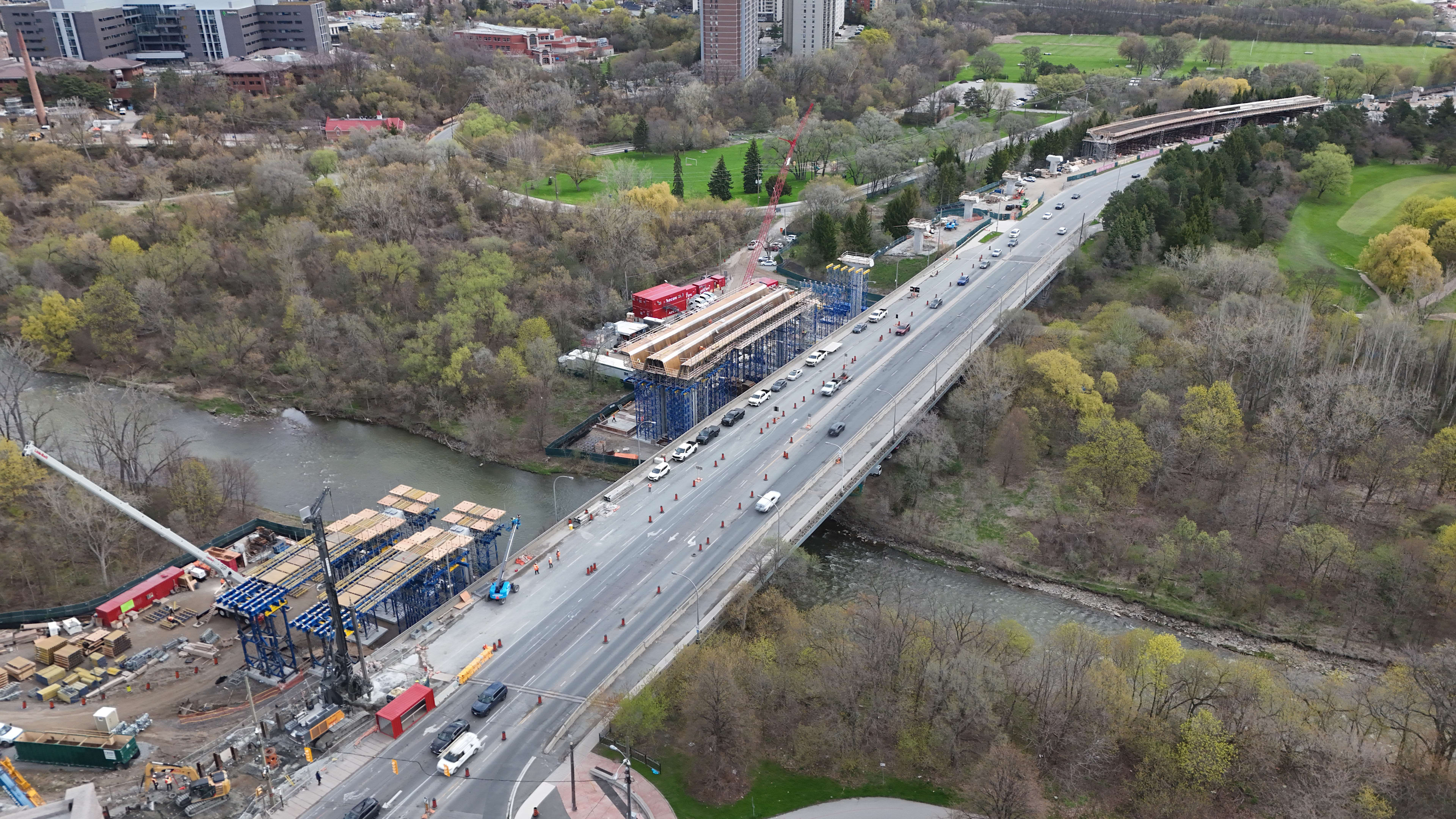 Eglinton Crosstown West Extension elevated guideway - May 2026