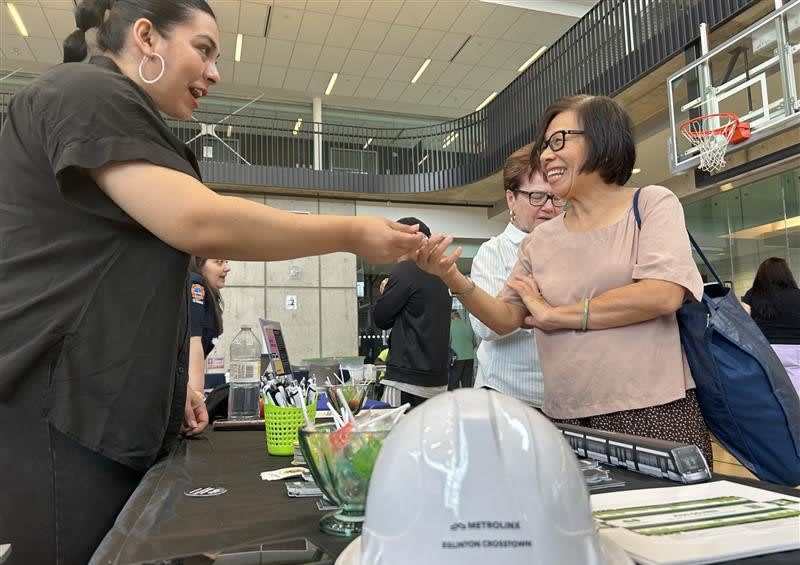 A Metrolinx community engagement event for the Eglinton Crosstown West Extension