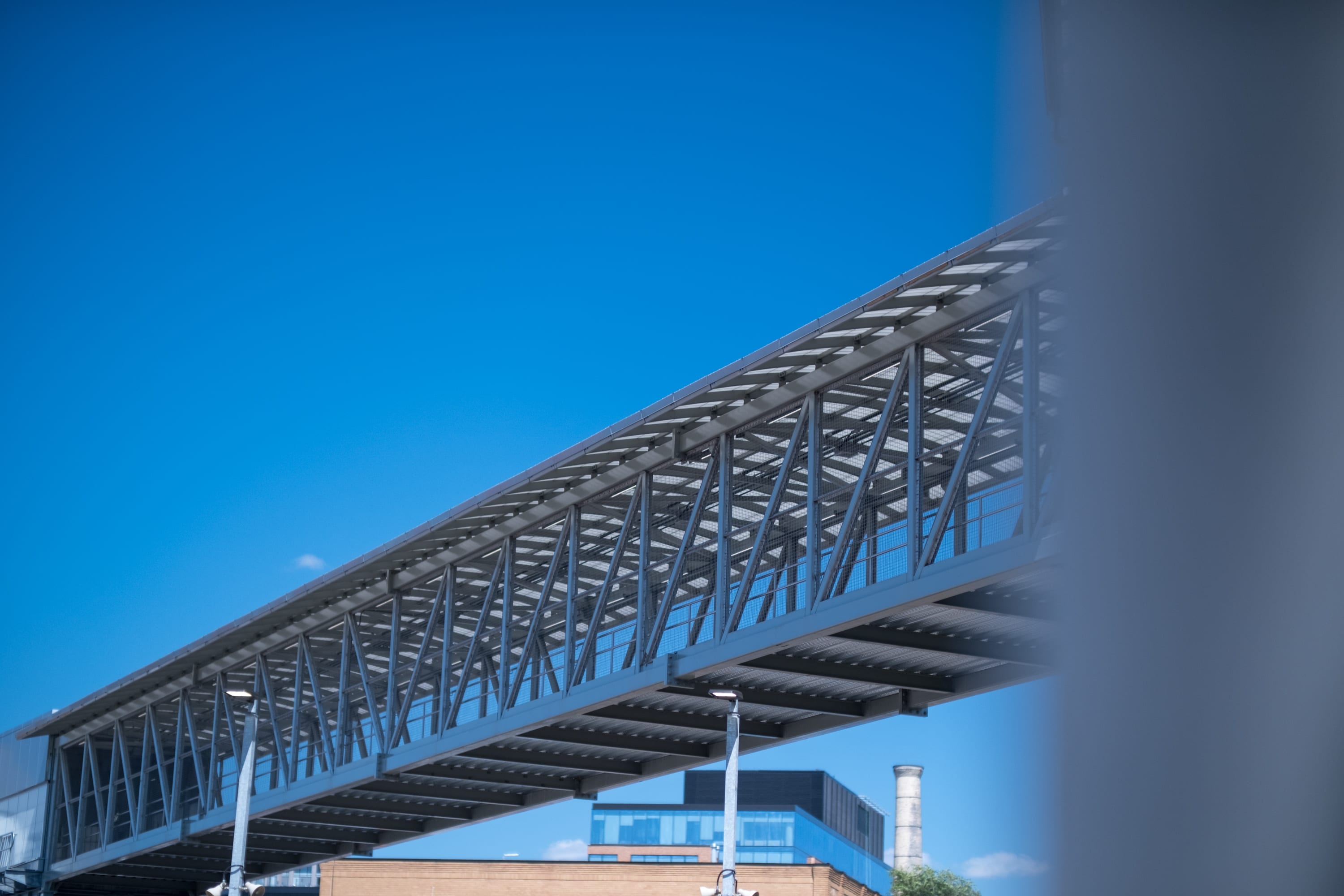 New pedestrian bridge added to Exhibition Station