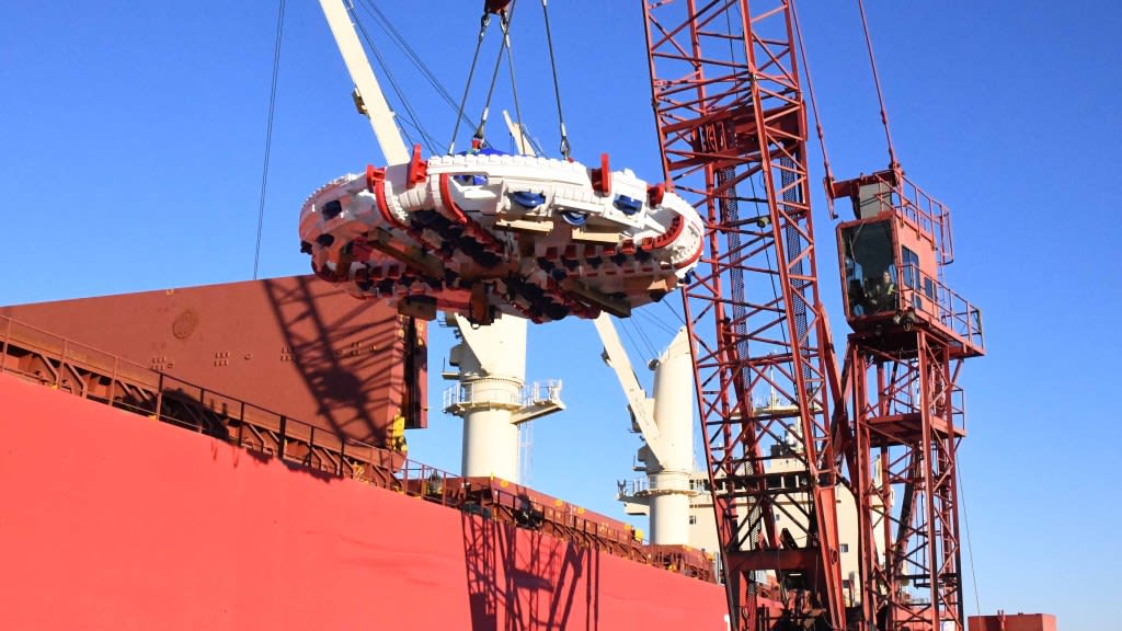 Eglinton Crosstown West Extension tunnel boring machines arrive