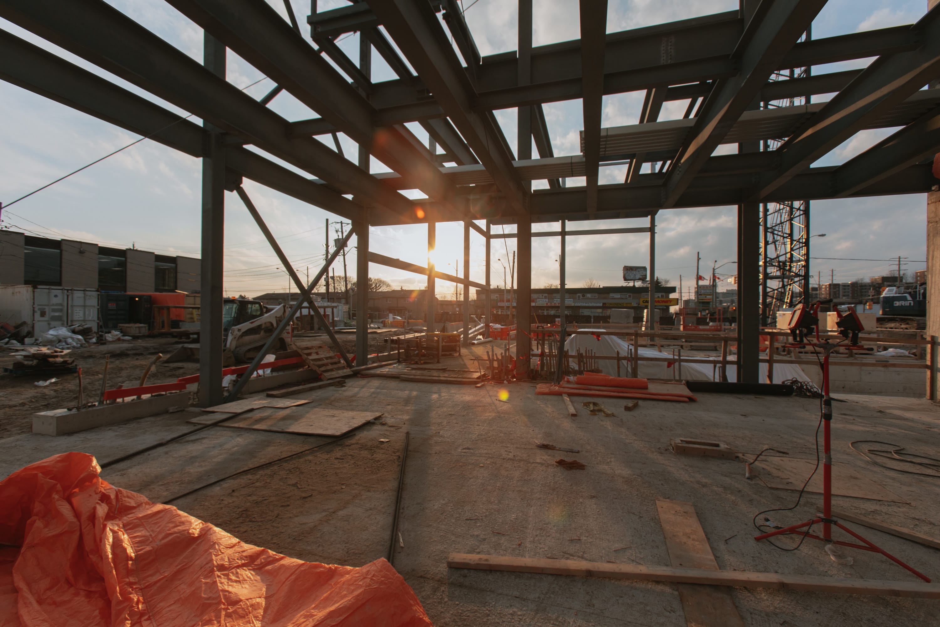 Finch West LRT construction