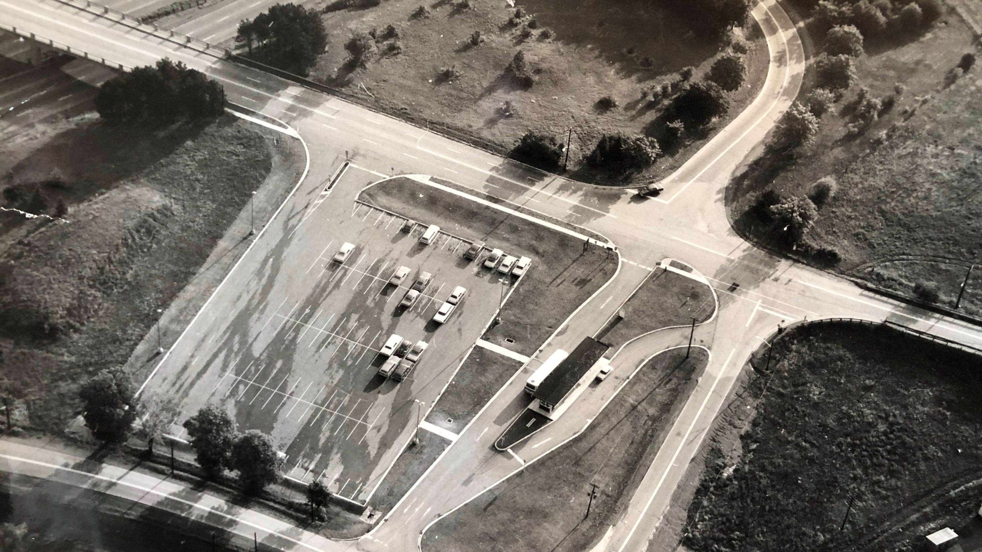 The Whitby GO bus terminal at Highway 401.