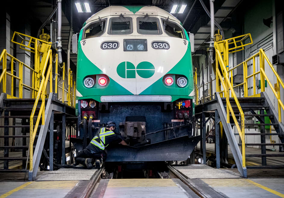 Stock GO Train at willowbrook