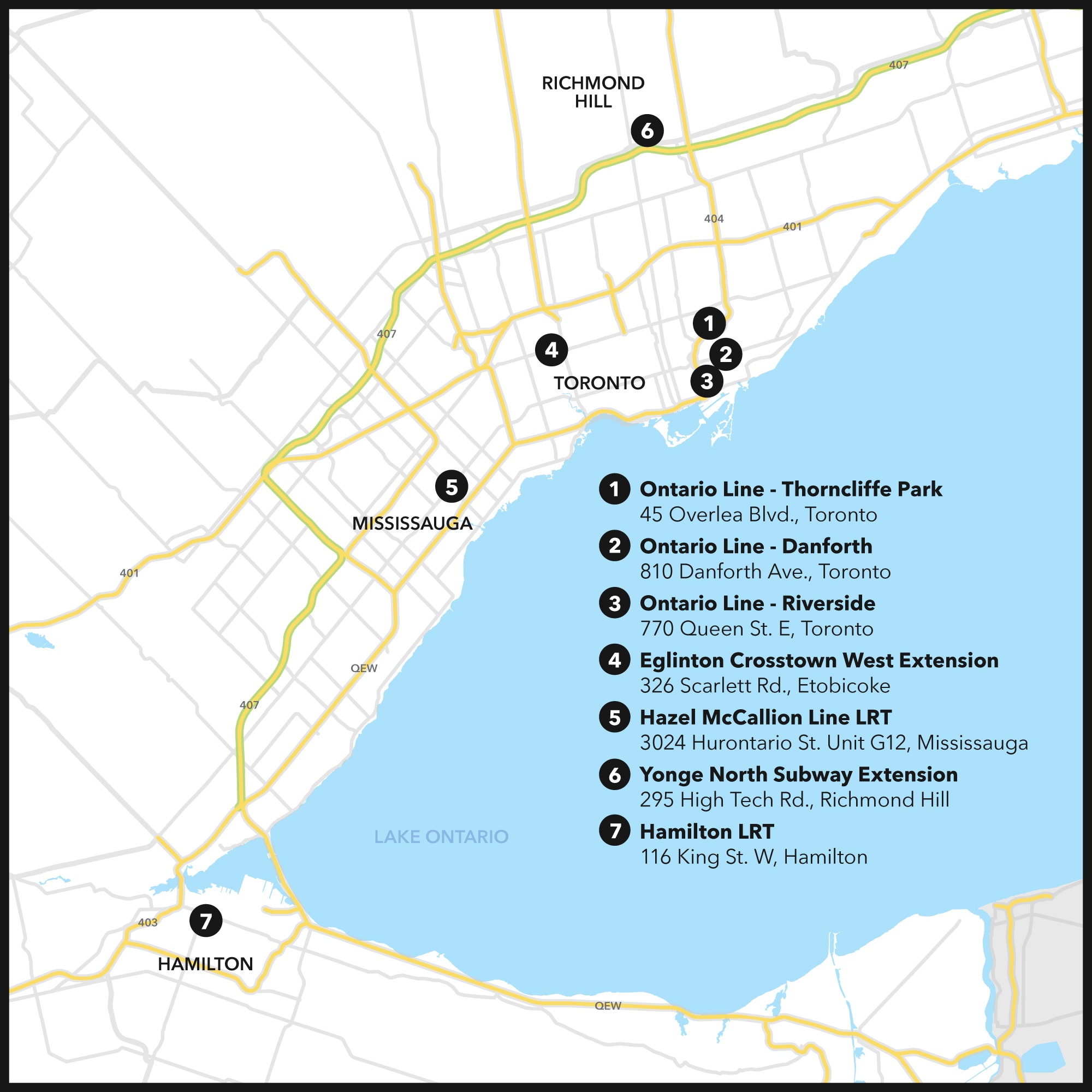 Map of Community Offices