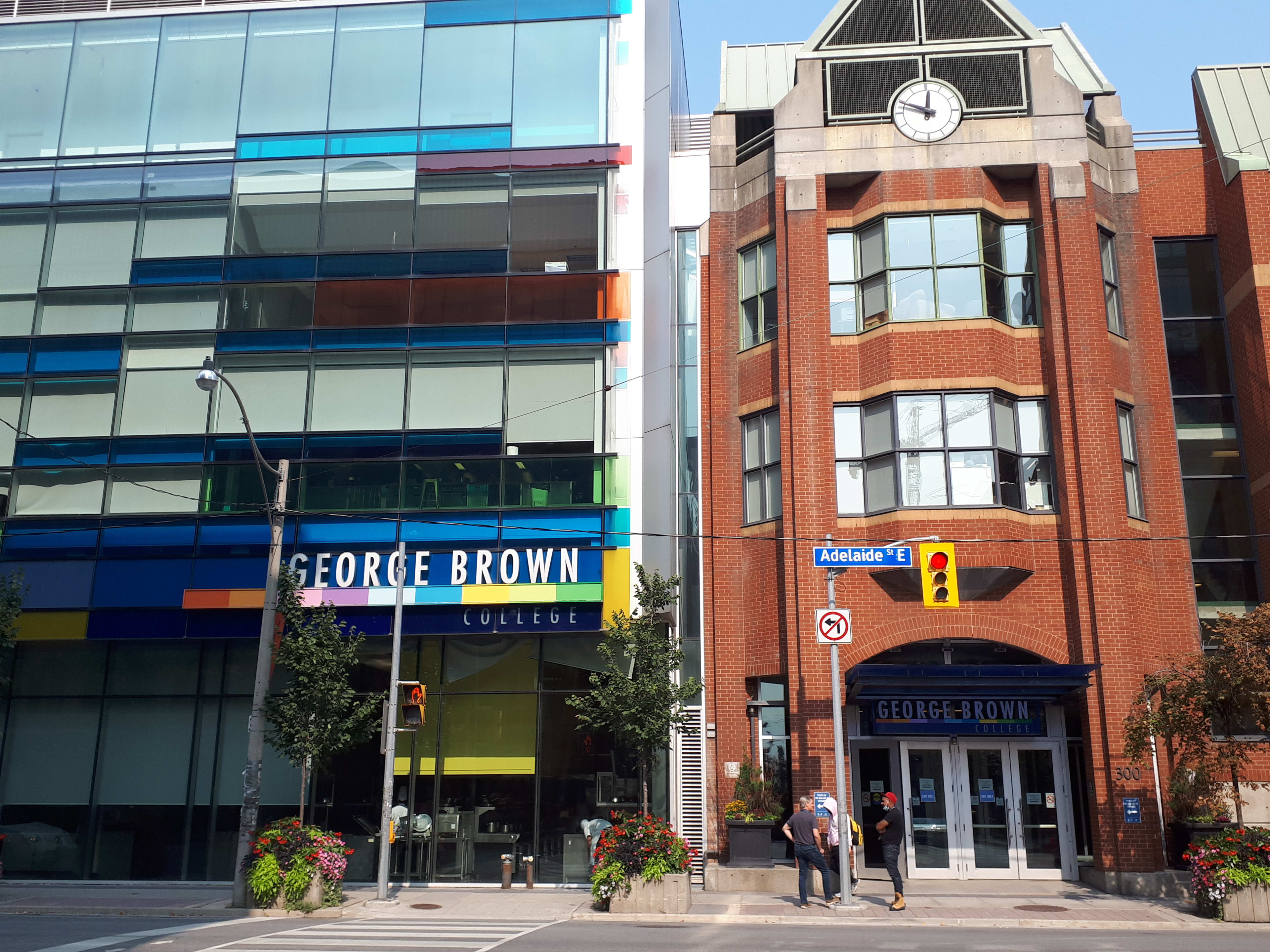 A building that is part of George Brown College is pictured.