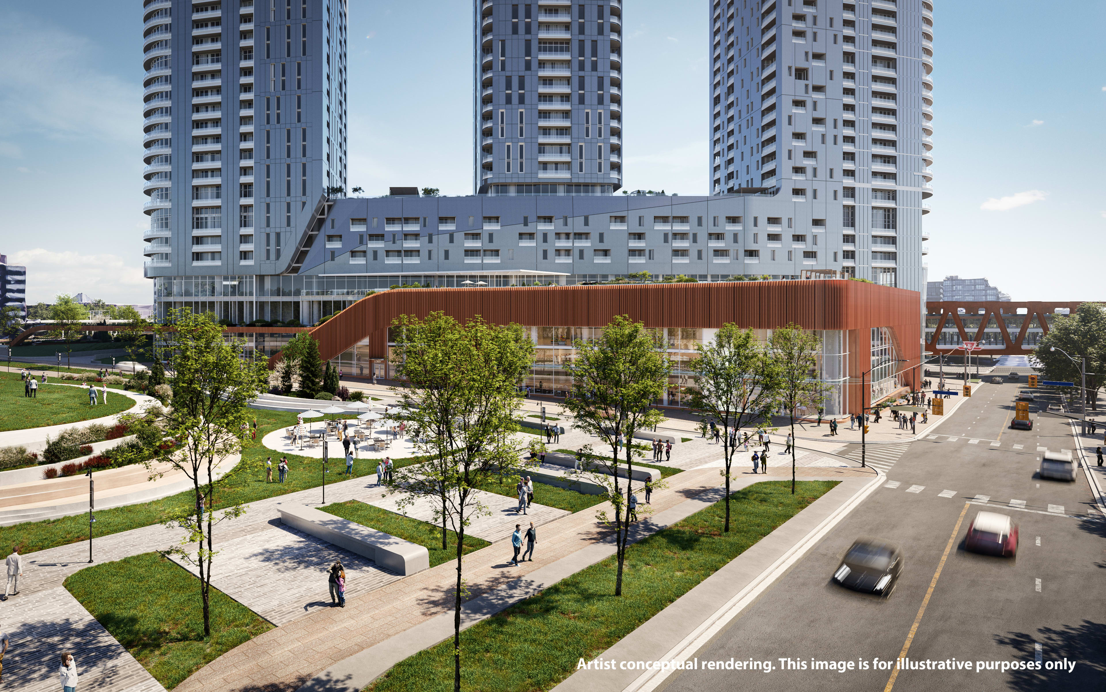Ontario Line renderings - transit-oriented communities