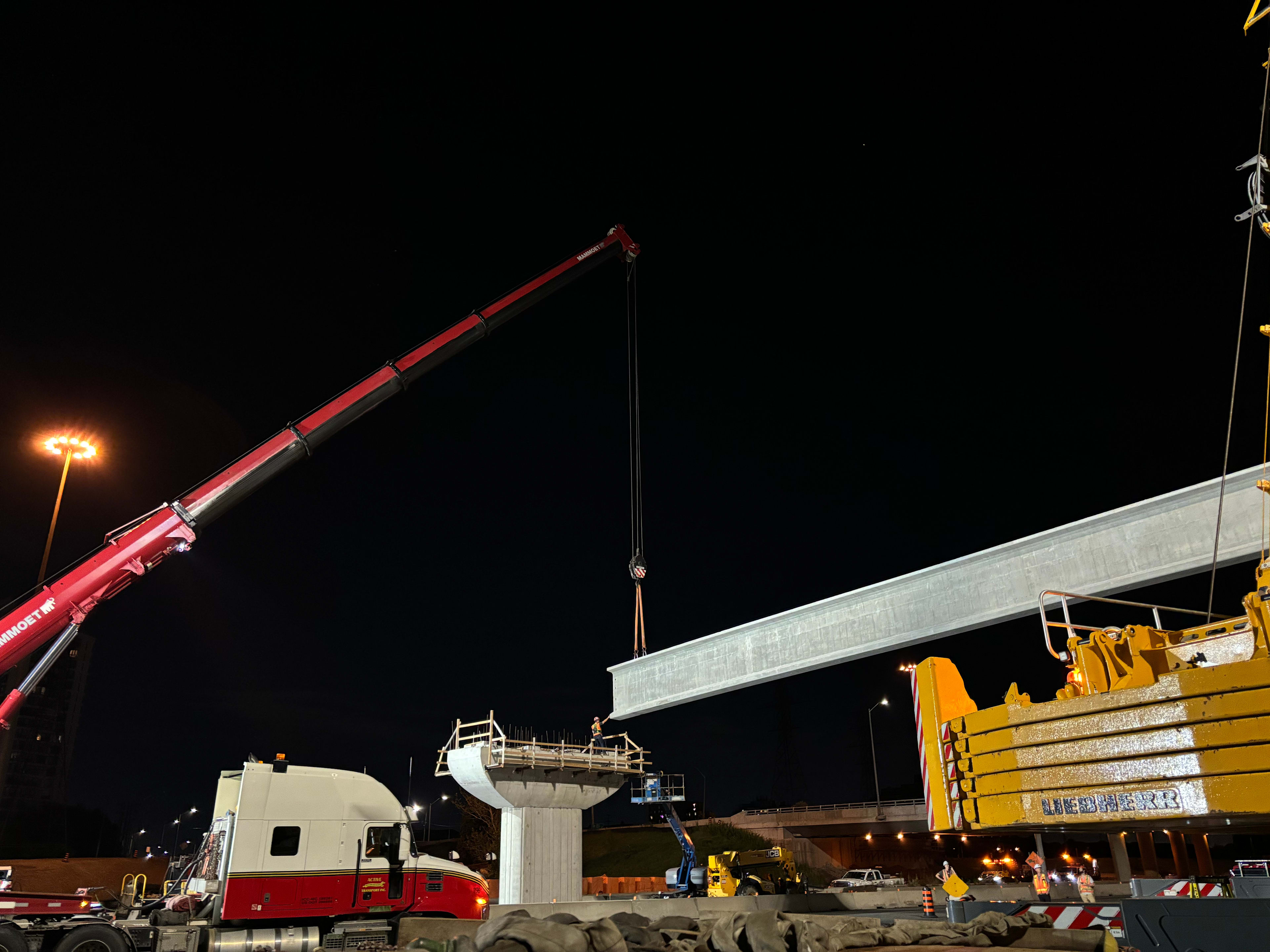 Hazel McCallion Girder Installation