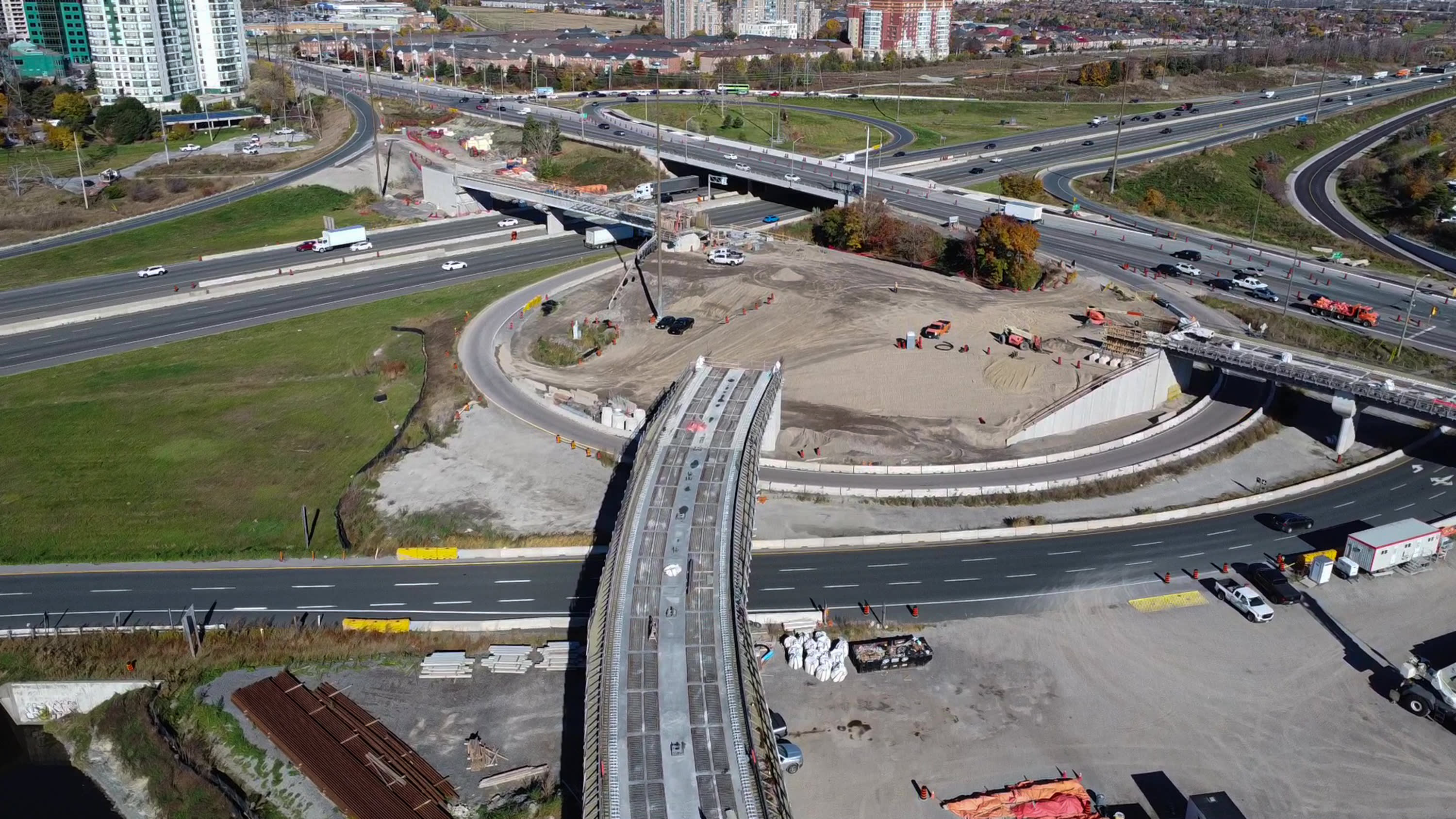 Hazel LRT elevated guideway