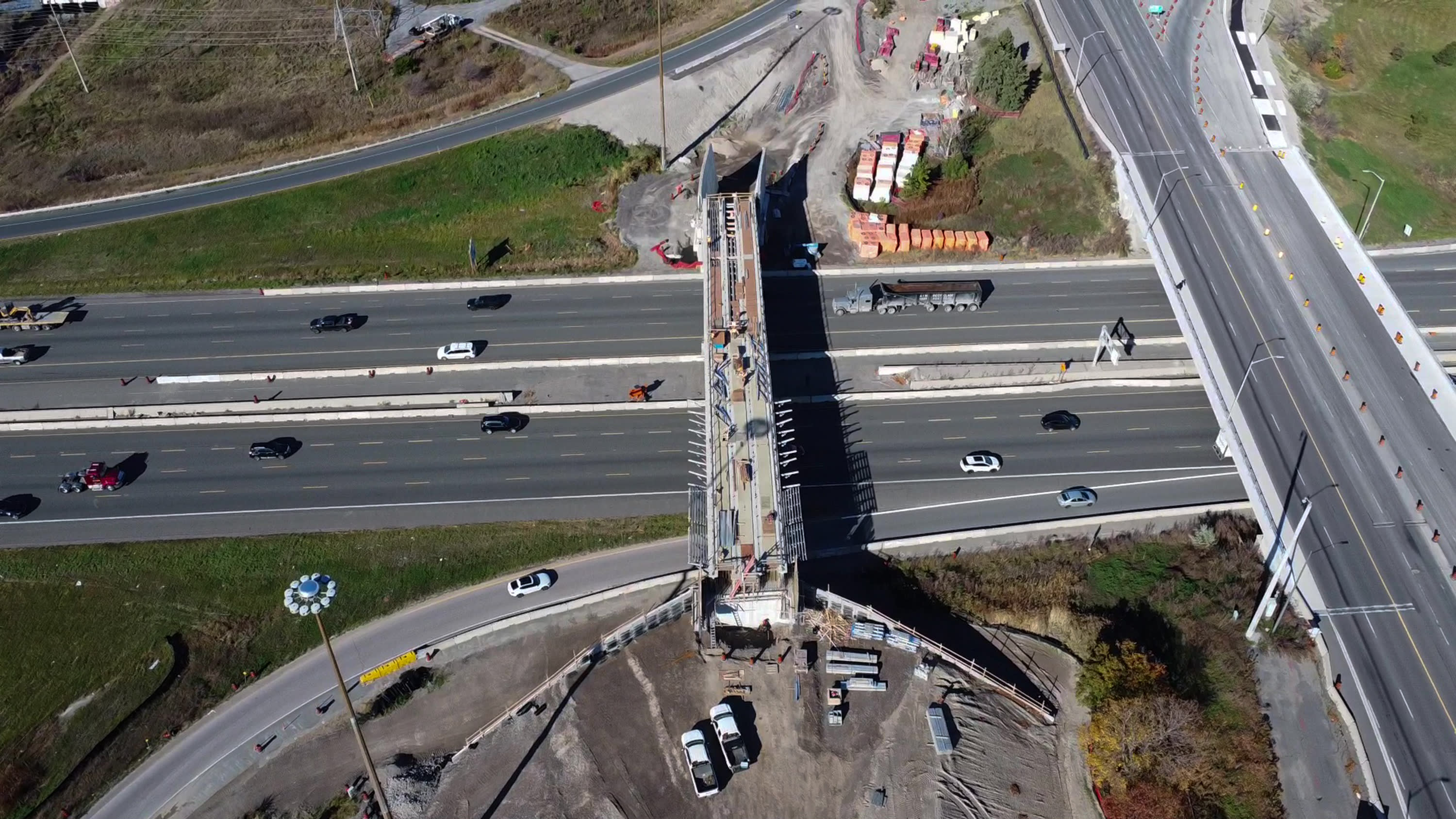 Hazel LRT elevated guideway