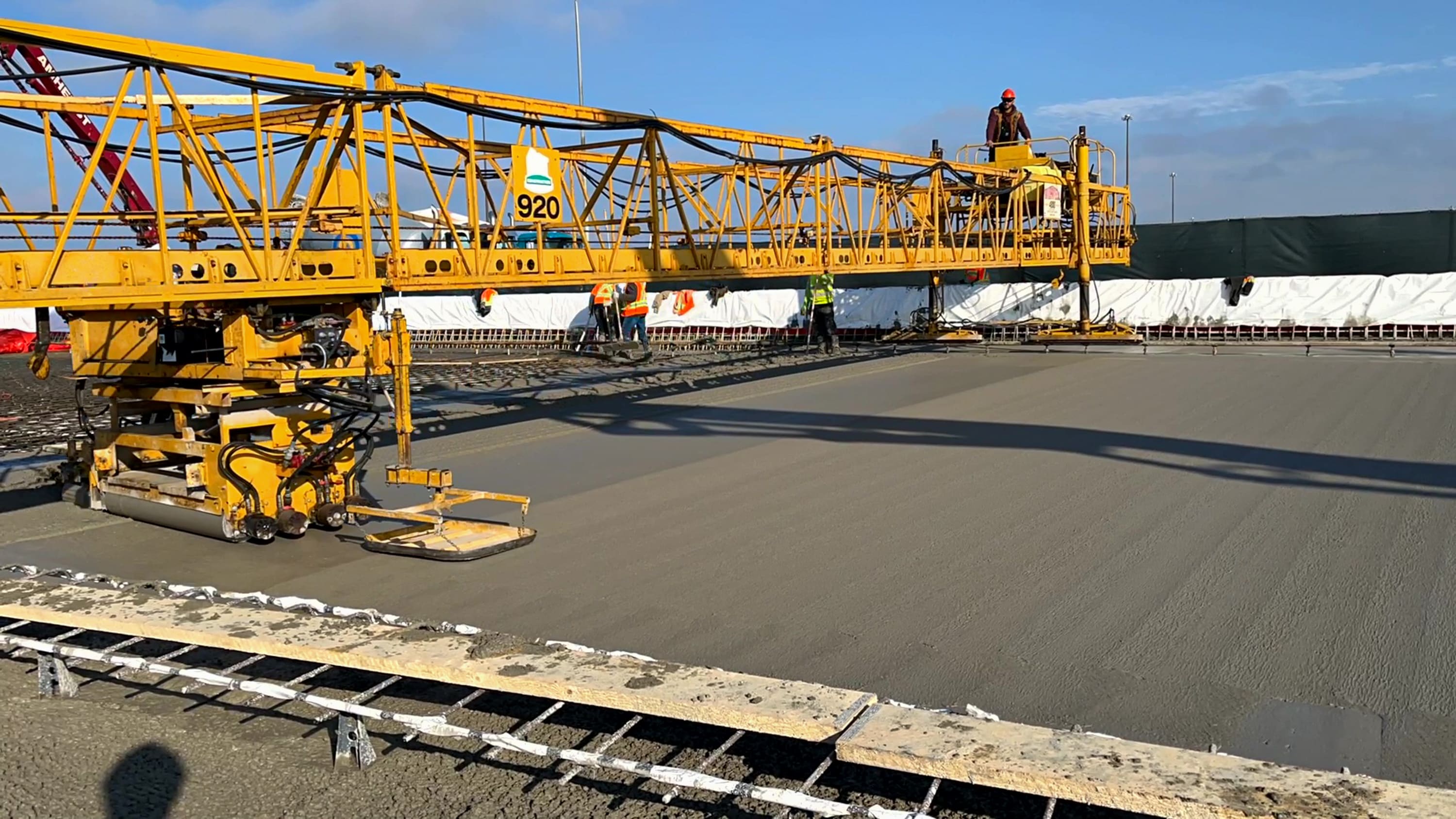 Hazel LRT elevated guideway
