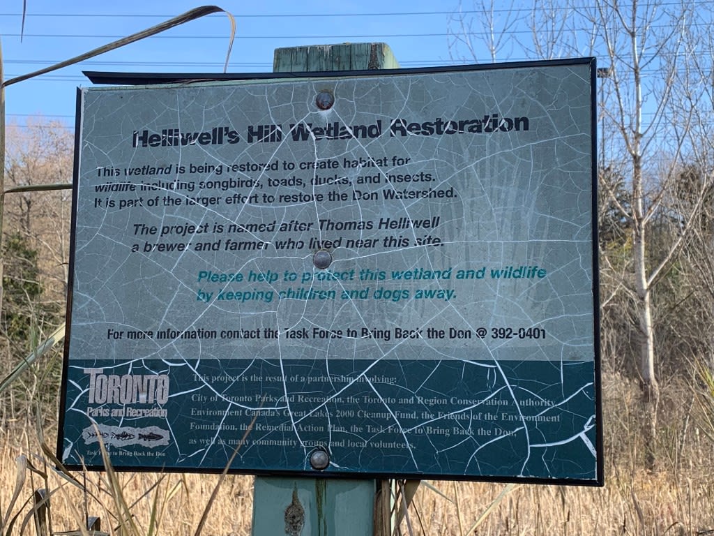 a wild life sign.