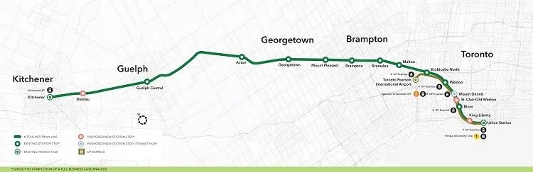 Latest updates to Kitchener GO Line expansion
