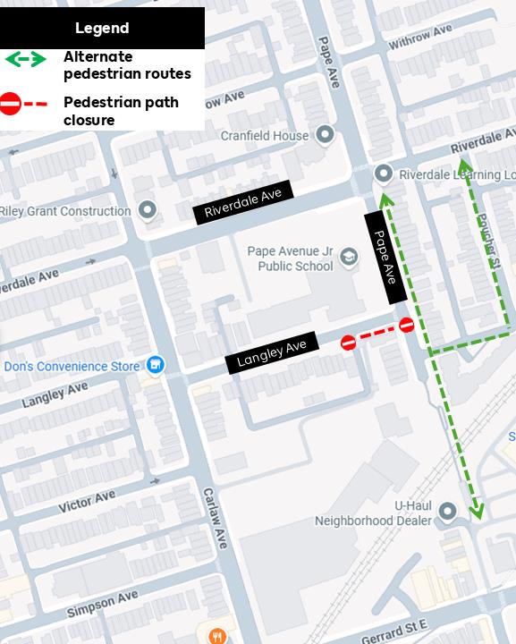Pape Avenue and Langley Restoration: Phase C