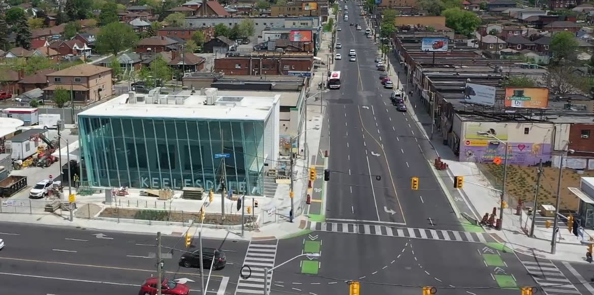 Latest drone video from the Eglinton Crosstown LRT