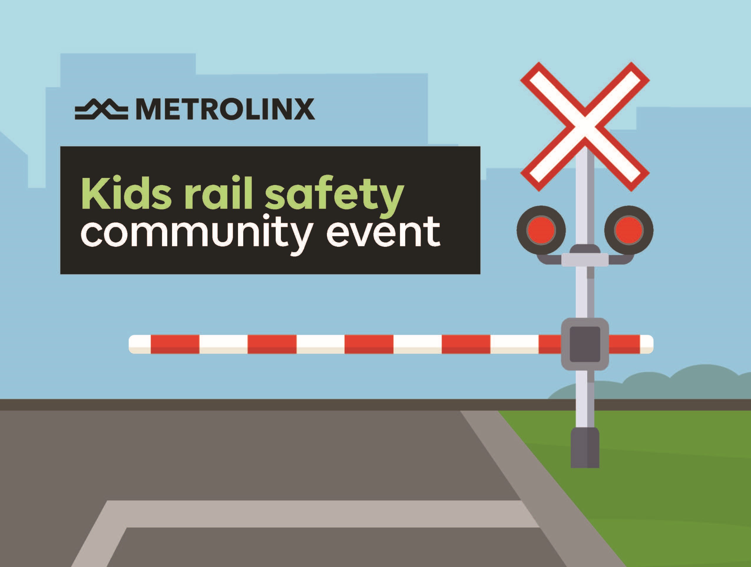 Kids rail safety event