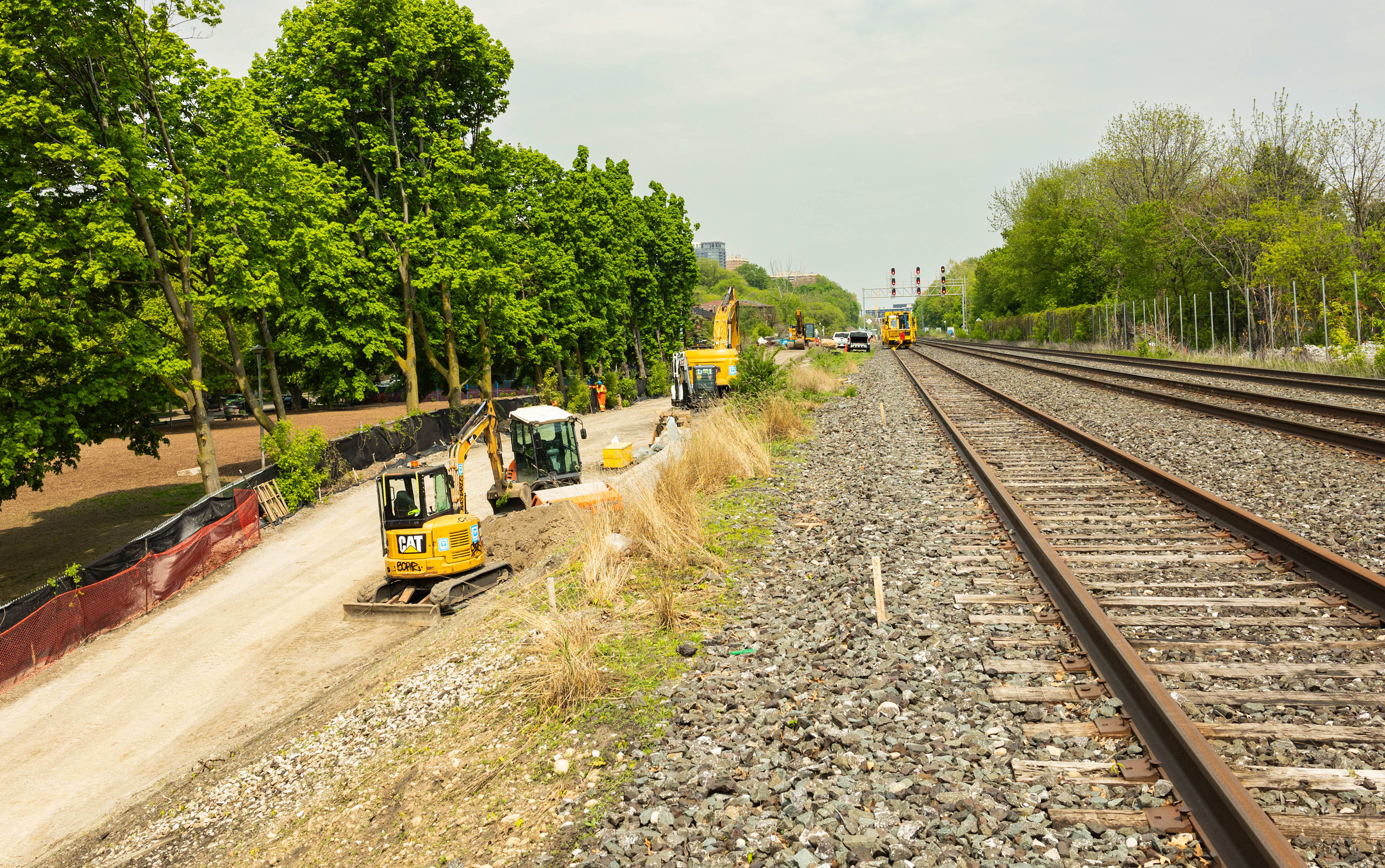 Lakeshore East Corridor work