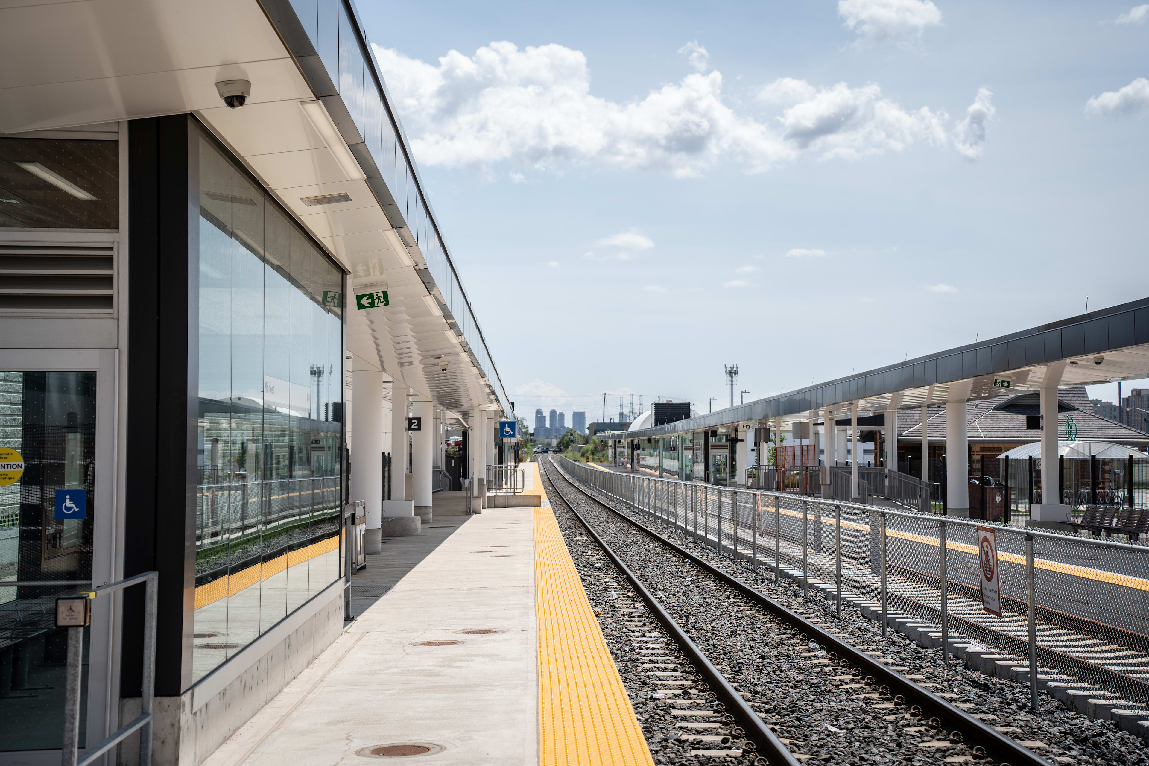 The upgraded Milliken GO Station on the Stouffville Line.