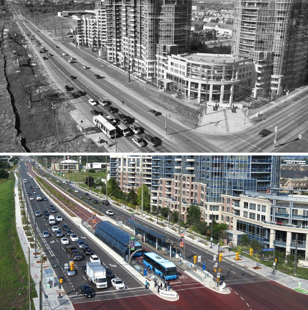 A before and after look at the vivaNext BRT in Markham