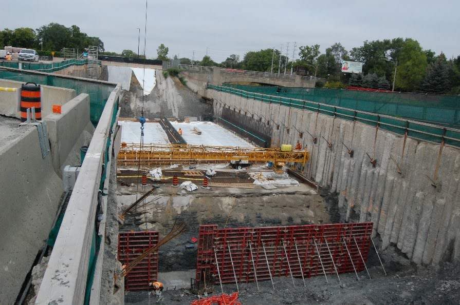 the push box, which is made out of concrete.