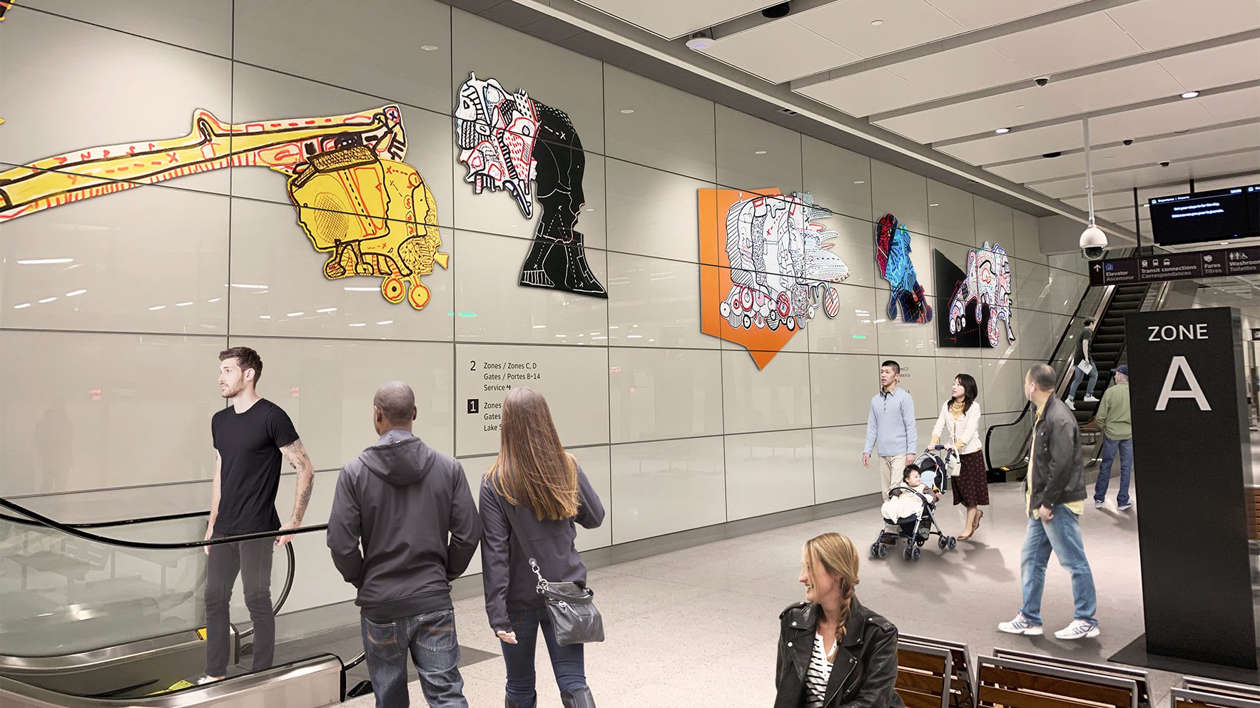 New artwork aims to further transform Union Station Bus Terminal in Toronto
