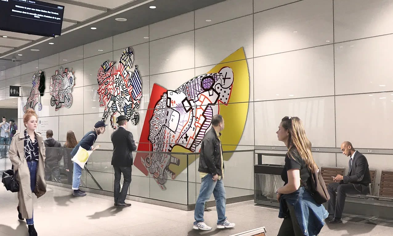 New artwork aims to transform Union Station Bus Terminal