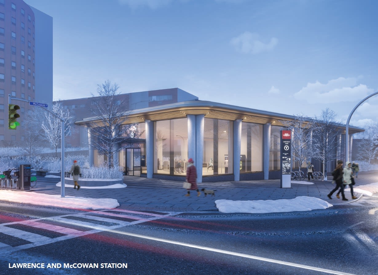 Sheppard and McCowan station rendering 2025