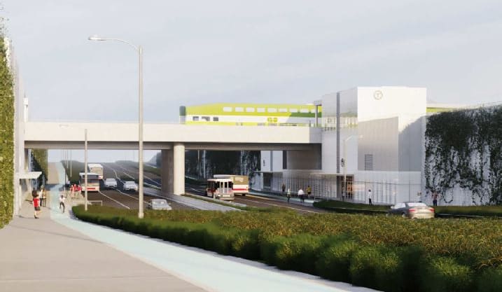 The new Finch-Kennedy GO station. Artistâ??s rendering, final designs are subject to change