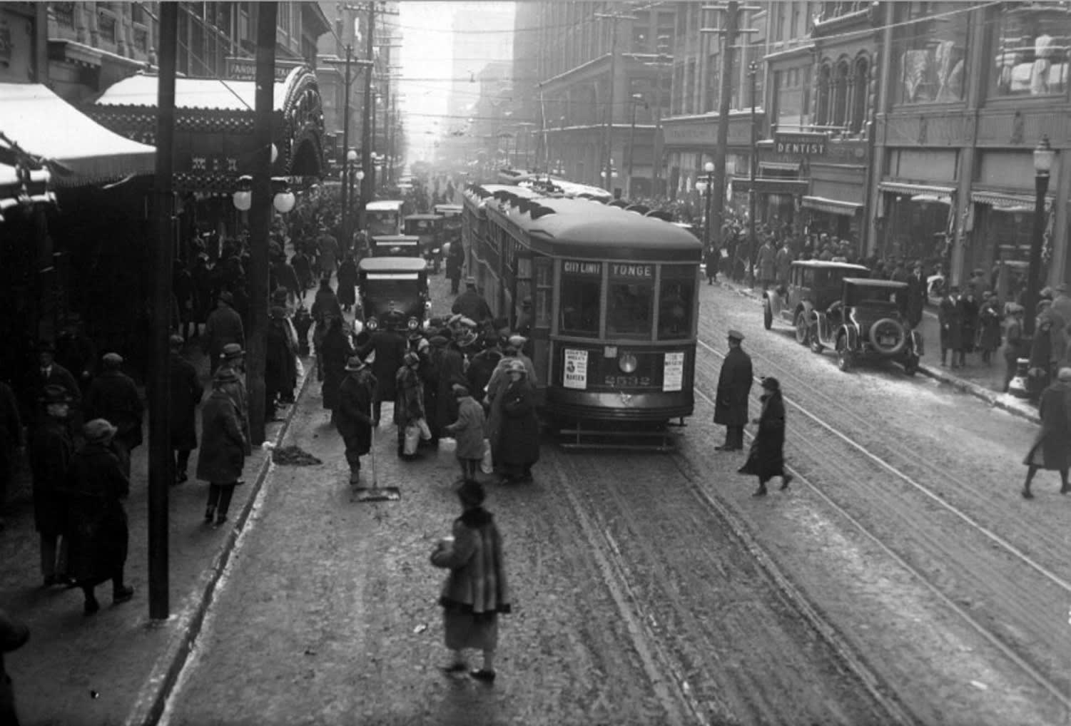 Yonge St Transit evolution
