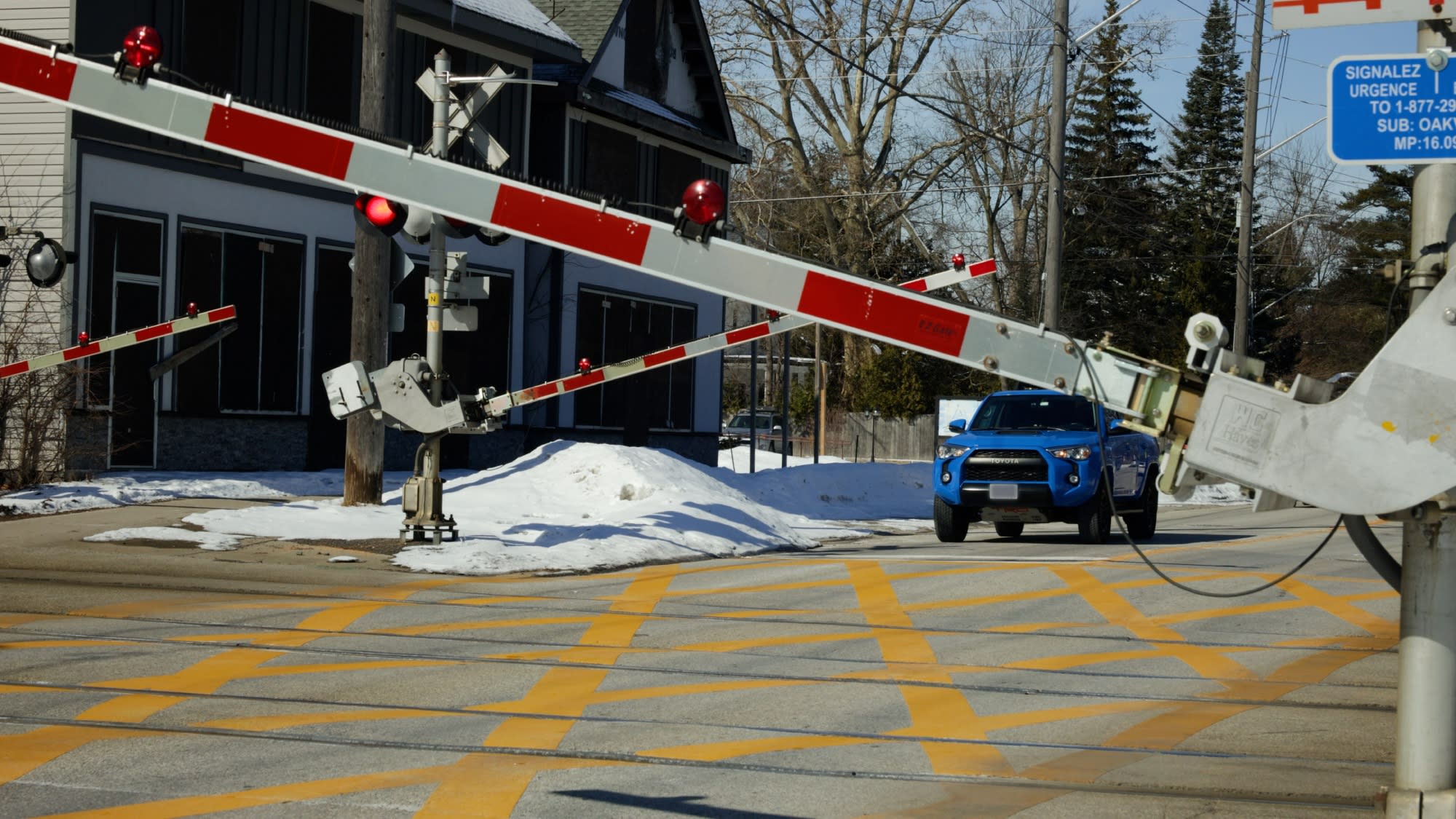 rail crossing images