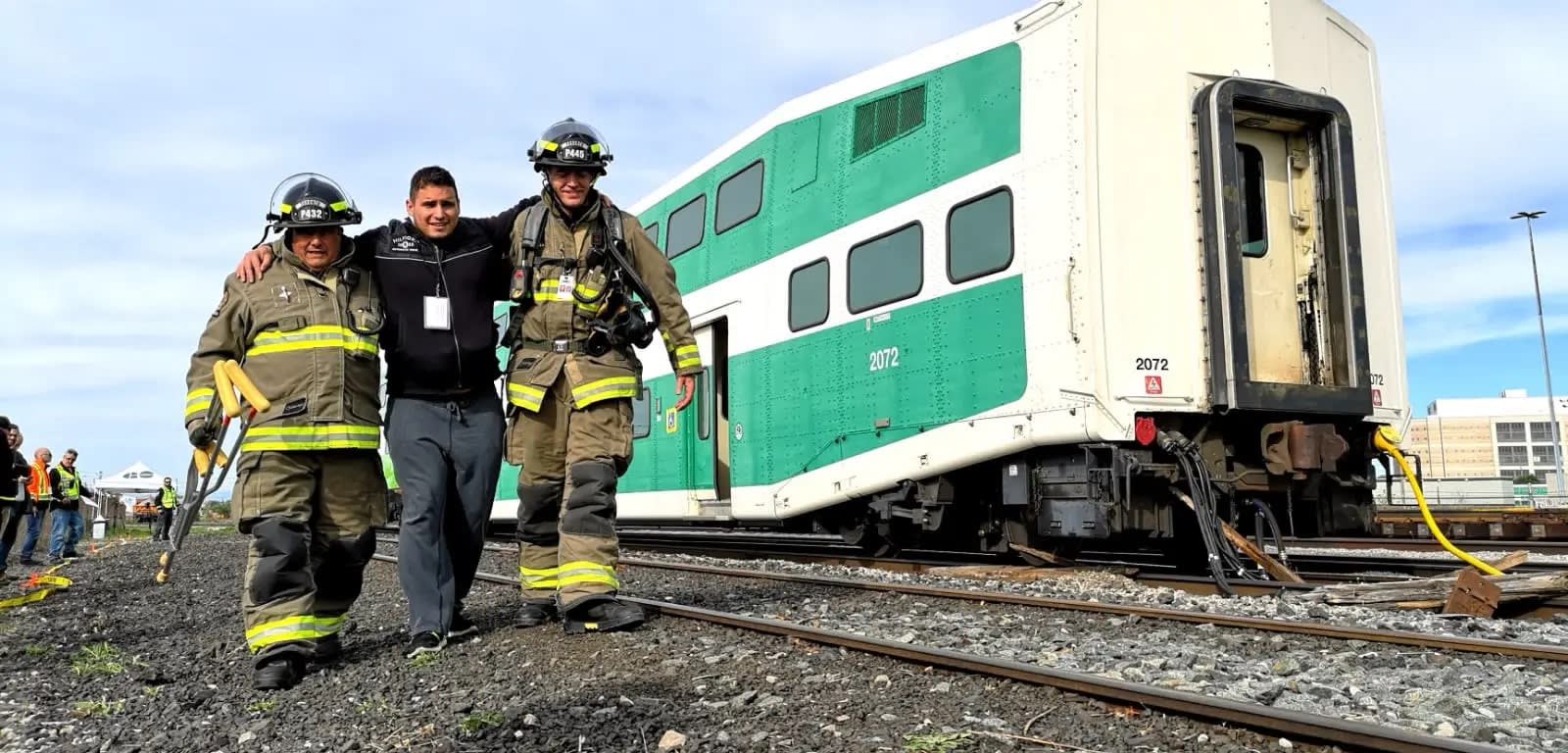 More than 300 actors, emergency responders and Metrolinx staff take part in a mock collision