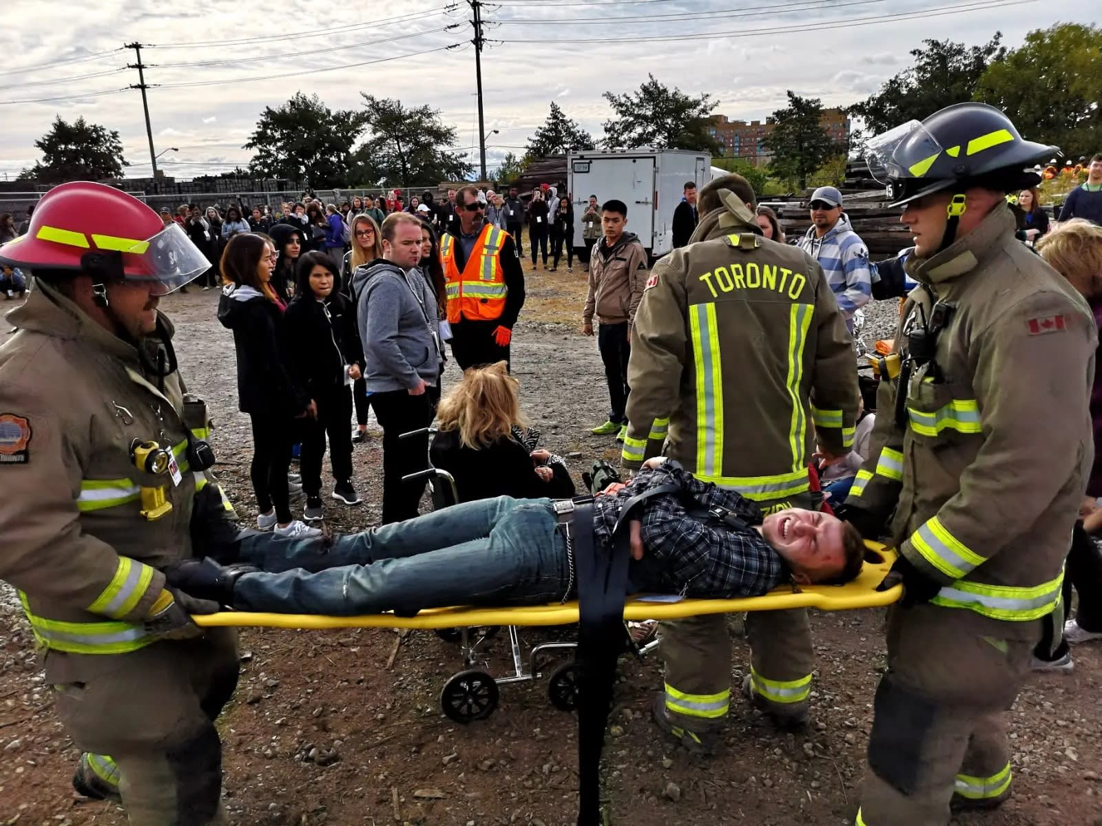 More than 300 actors, emergency responders and Metrolinx staff take part in a mock collision