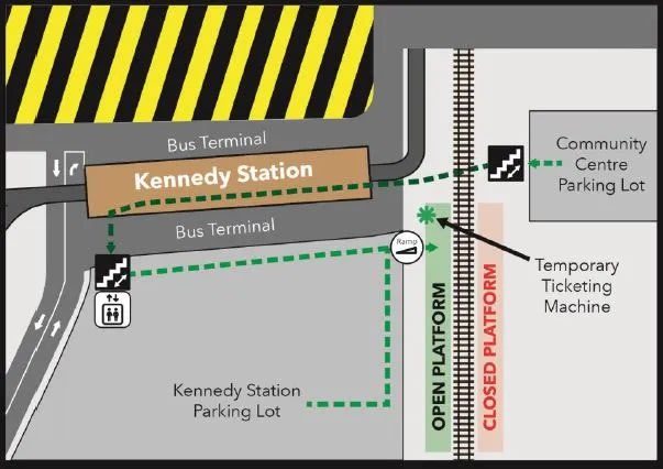Latest updates to construction for Kennedy GO Station