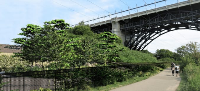 A new use for an old track: How an existing rail line provides the most environmentally-friendly ...