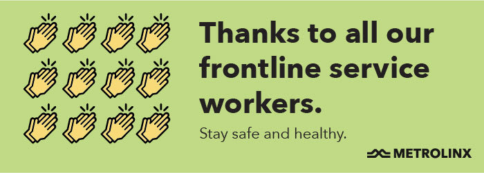 A postcard thanks essential workers.