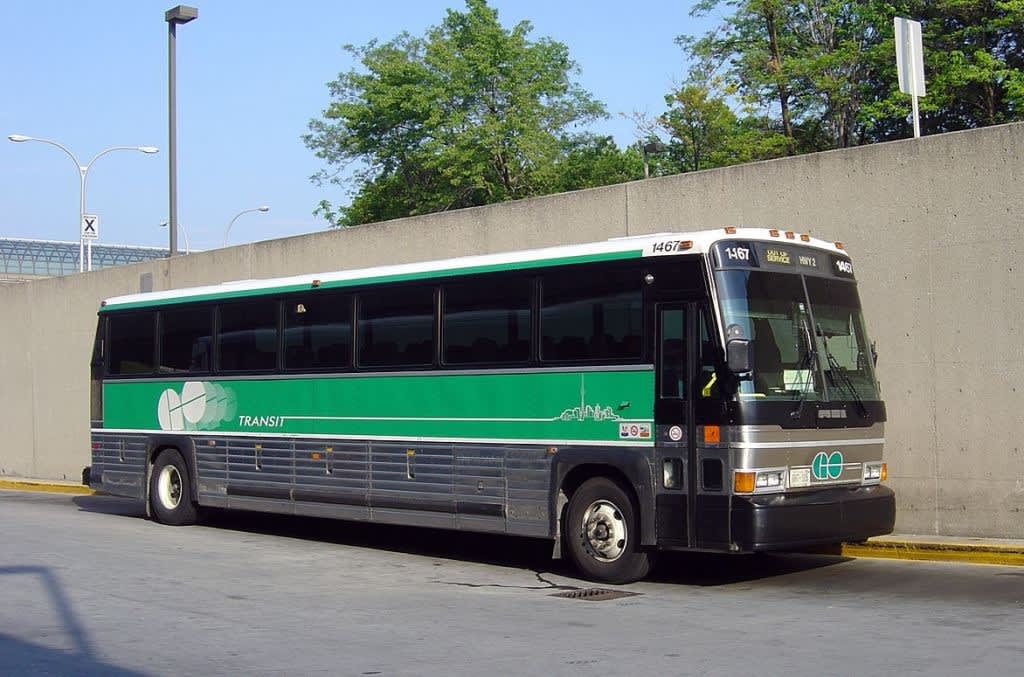 a GO bus with the lesser known GO logo