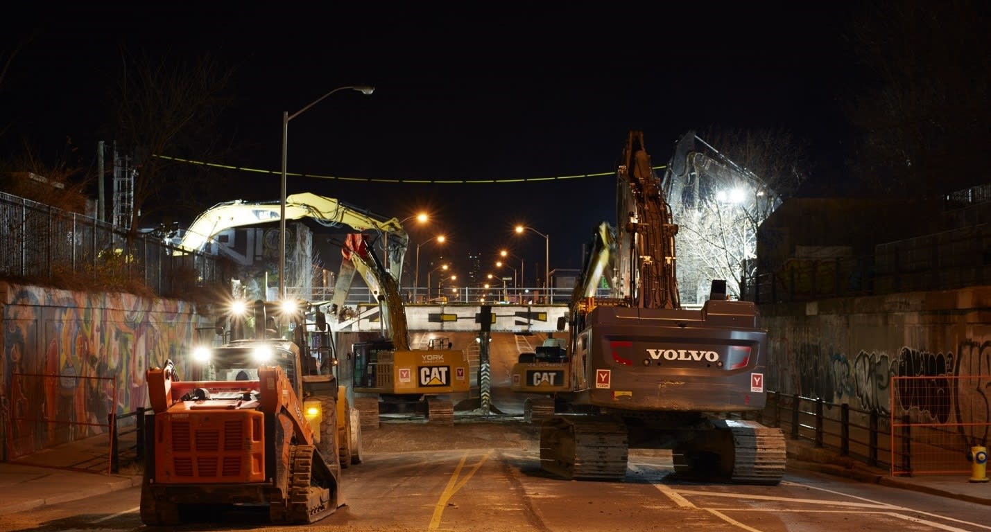 Bridge demolition