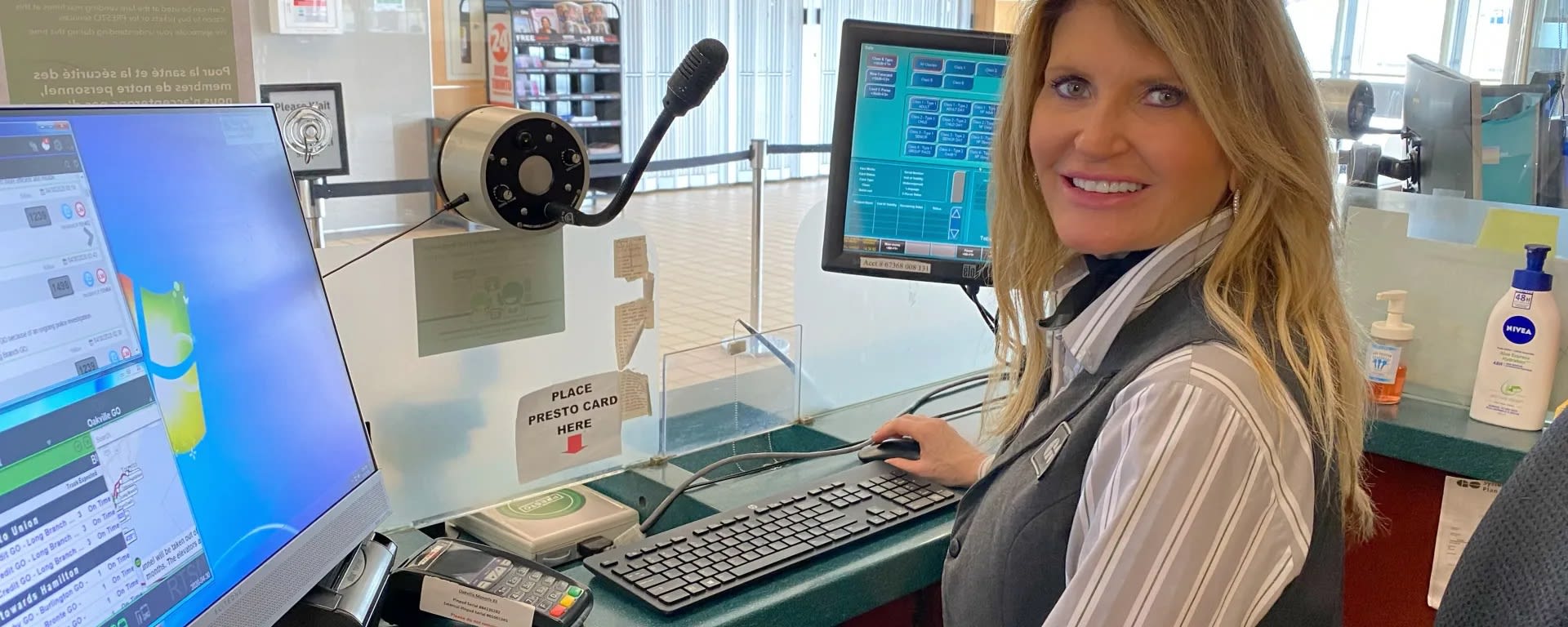 See the view for one GO Transit station attendant on what it's like working during a pandemic.