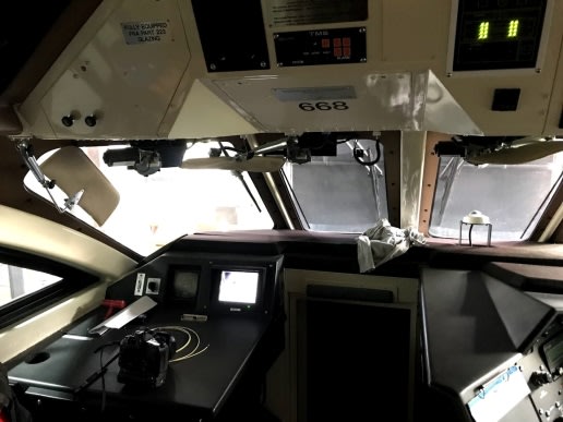 inside the cockpit