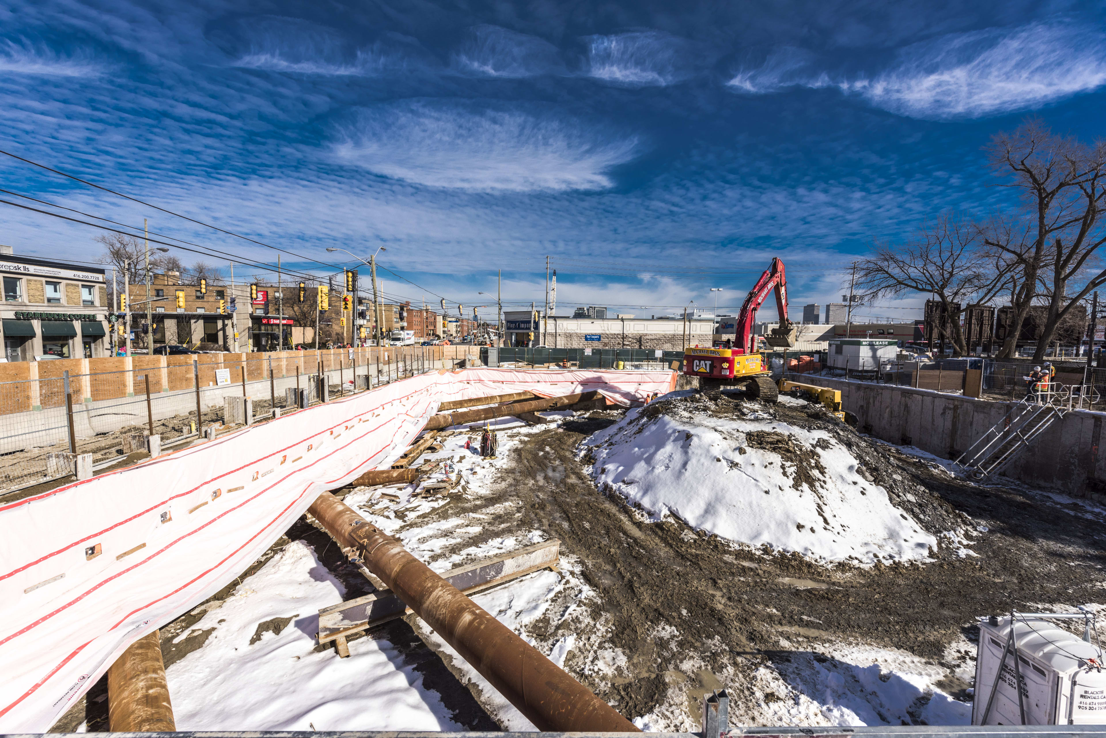 a construction site.